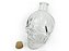 Garrafa de Vidro Formato Cranio Caveira Com Tampa Rolha Resistente 450ml - Imagem 3
