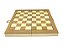 Jogo Xadrez e Damas Luxo Hoyle Games 2 Em 1 Tabuleiro Caixa Dobrável e Peças em Madeira - Imagem 5