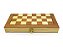 Jogo de Xadrez Damas e Gamão Dobrável em madeira 3 em 1 Grande Hoyle Games Tabuleiro 37,5 x 38,5 CM - Imagem 7