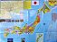 Mapa do Japão Edição Atual Com Rodovias Rotas Marítimas e Linhas de Metro Tokio e Toei 120x90CM - Imagem 1