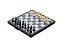 Jogo de Xadrez Magnético Tabuleiro Dobrável Tipo Estojo em Plástico - Imagem 1