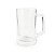 Caneca de Vidro Grosso Para Chopp Cerveja Suco Modelo Apolo 360ML Resistente Pesada Congela - Imagem 1