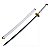 Espada Roronoa Zoro Katana Wado De Bambu Com LED Cosplay One Piece Decoração - Imagem 5