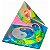 Enfeite de Vidro Ornamento Pirâmide de Cristal Prismatico Ying Yang Colorido 3D Tamanho Grande - Imagem 1