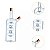 Galheteiro Azeitero e Vinagreiro de Vidro 75ML e 338ML duas Saídas Oil Bottle - Imagem 2