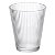 Copo de Vidro Para Drinks Line Canelado Transparente Baixo 310ML Linha Cristal Luxo Elegante - Imagem 1