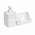 Conjunto Dispenser Pump Porta Detergente C/ Bandeja Para Esponja Organizador de Pia Cozinha - Imagem 1