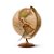 Globo Terrestre Geográfico Decorativo Iluminado Bivolt Colombo 30cm Tecnodidattica Base de Madeira - Imagem 3