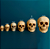 Enfeite Decorativo Cabeça Crânio Caveira Realista Extra Grande 13CM Presente Halloween Anatomia Óssea - Imagem 3
