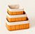Conjunto de Cesto Organizadores Kit Com 3 Tamanhos PMG de Bambu Forro Removível em Tecido - Imagem 7