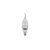 Lâmpada LED Vela Bico Torcido TVL 25 2700K 3W Bivolt E14 com Adaptador para Soquete E27 Taschibra - Imagem 1