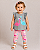 Conjunto Carter's - Bata e calça legging Capri - Flamingo - Imagem 1