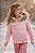 Agasalho Infantil GAP de Moletom Sherpa com Capuz, Zíper e Bolso Canguru - Rosa - Imagem 1