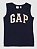 Camiseta GAP, regata, em algodão - Paetê* - Imagem 1