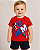 Camiseta Baby Tommy Hilfiger Infantil Estampada Logo Bordado Original - Vermelha/ Logo - Imagem 1