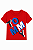 Camiseta Baby Tommy Hilfiger Infantil Estampada Logo Bordado Original - Vermelha/ Logo - Imagem 2