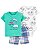 ​Conjunto Carter's - Camiseta, body e short - Camaleão - Imagem 1