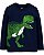 Camiseta Carter's, manga longa, em algodão - Dinossauro - Imagem 1