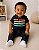 Conjunto Carters - Body gola polo e calça jeans - Listrado - Imagem 1
