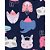 Kit Pijamas Carter's - 4 peças - Gato - Imagem 3