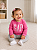Agasalho Infantil GAP de Moletom Flanelado com Brilho e Gola Redonda - Rosa - Imagem 3