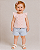Conjunto Carter's - Blusa e short de jeans - Imagem 1