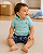 Conjunto Carter's - Camisa com capuz e short - Peixinho - Imagem 1
