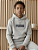Moletom Puma Flanelado, com capuz, Infantil - Cinza - Imagem 1