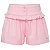 Conjunto Tommy Hilfiger Infantil – Blusa Listrada com Laço + Short Rosa - Imagem 4