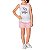 Conjunto Tommy Hilfiger Infantil – Blusa Listrada com Laço + Short Rosa - Imagem 2