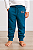 Calça de Moletom Infantil GAP Flanelada com Cós Ajustável e Punho Canelado - Azul - Imagem 1
