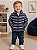 Casaco GAP Puffer - Dupla Face - Listrado e Azul - Imagem 2