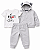 Conjunto Disney Baby - Moletom com capuz, camiseta e calça - 101 Dalmatas - Imagem 1