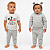 Conjunto Disney Baby - Moletom com capuz, camiseta e calça - 101 Dalmatas - Imagem 1