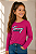 Camiseta Tommy, manga longa, em algodão - Pink - Imagem 1