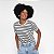Camiseta Clássica Tommy Hilfiger, manga curta, em algodão - Listrada - Imagem 1