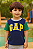 Camiseta GAP, manga curta, em algodão - Bloco de cores - Imagem 1