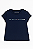 Camiseta Clássica Tommy Hilfiger, manga curta, em algodão - Azul Marinho - Imagem 1