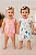 Conjunto Carter's - Body-vestido e romper - Fundo do mar - Imagem 1
