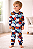 Pijama Macacão Carter’s em Algodão, Sem Pé – Crab - Imagem 1