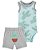 Conjunto Carter's - Body e short - Cactos - Imagem 1