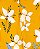 Pijama Carter's, de algodão - Floral/ Amarelo - Imagem 2