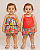 Conjunto Carter’s 3 Peças – Body + Blusa + Short com Elástico nas Pernas - Laranja tropical - Imagem 3