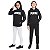 Moletom Puma Flanelado, com capuz, Infantil - Preto com logo branco - Imagem 4