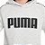 Moletom Puma Flanelado, com capuz, Infantil - Cinza com logo preto - Imagem 2