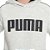 Moletom Puma Flanelado, com capuz, Infantil - Cinza com logo preto - Imagem 2