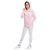 Moletom Puma Flanelado, com capuz, Infantil - Rosa com logo branco - Imagem 5