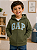 Agasalho Infantil GAP de Moletom Flanelado com Capuz, Zíper Frontal e Bolso Canguru - Verde - Imagem 1
