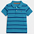 Polo TOMMY HILFIGER, manga curta - Azul/ Listrada - Imagem 1