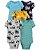 Kit de bodies Carter's - 5 bodies - Transporte/ Listrados - Imagem 1